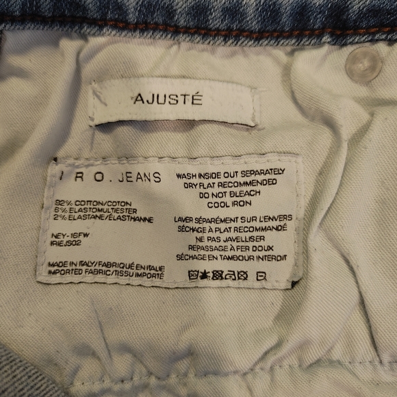 IRO AJUSTE SKINNY JEANS, BLUE 25 - Picture 6 of 8